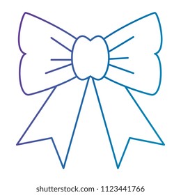 bow ribbon isolated icon