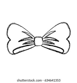 bow ribbon isolated icon