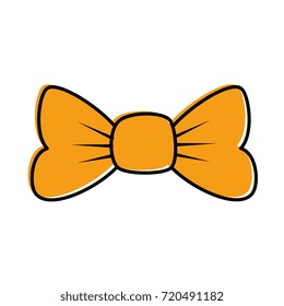 bow ribbon isolated icon