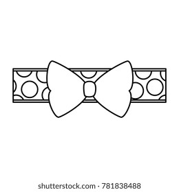 bow ribbon isolated icon