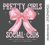 Bow ribbon pattern is perfect. love graphic print design. Bow tie t shirt design for girl, ladies and women, Love you more artwork. Pretty vibes, illustration design for fashion, tee, t shirt, print