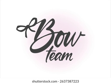 bow ribbon pattern repeating hand drawn seamless  inspirational cute quote slogan typography. Vector illustration design for fashion, tee, t shirt, print, poster, graphic, background.Coquette bows 
