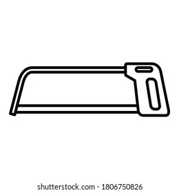 Bow hat das Symbol gesehen. Outline-Schleife, Vektorsymbol für Webdesign einzeln auf weißem Hintergrund