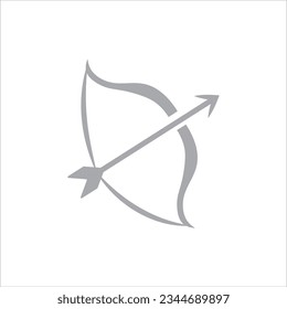 Bow for shooting icon vector illustration symbol