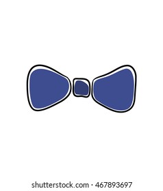 Bow sign icon. Vector illustration.