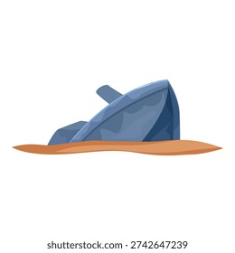 Bow of a sinking ship, shipwreck at sea, maritime disaster concept