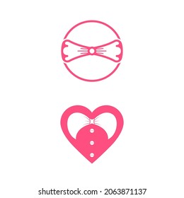 Bow Style Vector icon design illustration Template
