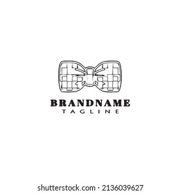 bow tie cartoon logo icon design template modern isolated vector illustration