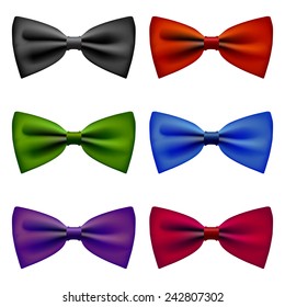 Bow tie colors vintage set