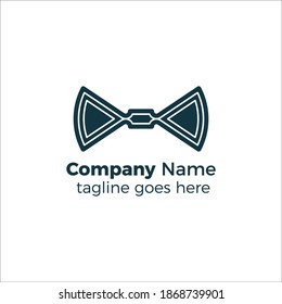 bow tie corp simple logo design icon vector illustration line