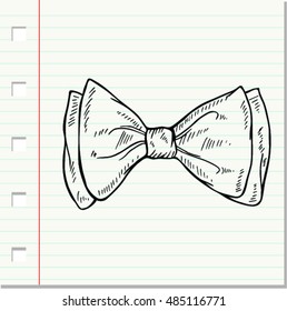 Bow tie doodle