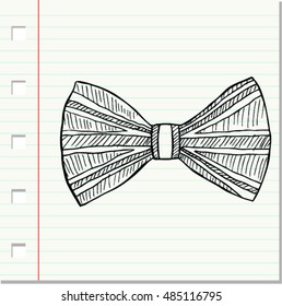 Bow tie doodle