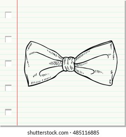 Bow tie doodle