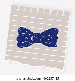 bow tie doodle