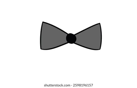 Bow tie drawing object sign symbol decoration happy father day dad man male gentleman businessman gift happy father day june month 2025 year event father ' s day holiday bow tie black color object dad