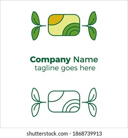 bow tie farming crop simple logo design icon vector illustration line