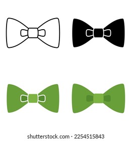Bow Tie in flat style isolated