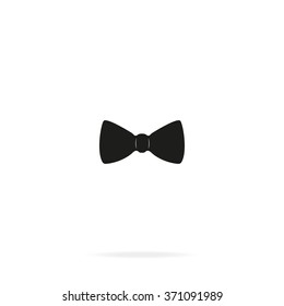 Bow tie flat vector icon.