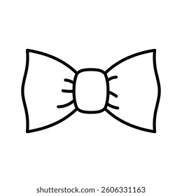 bow tie icon accessory vector design