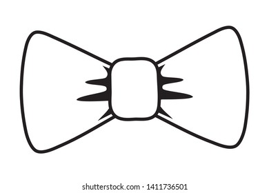 bow tie icon black and white