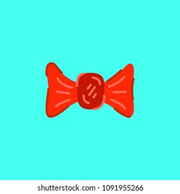 Bow tie icon. Colored vector illustration