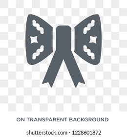 Bow tie icon. Bow tie design concept from Wedding and love collection. Simple element vector illustration on transparent background.