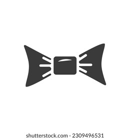 bow tie icon design of glyph style  vector template