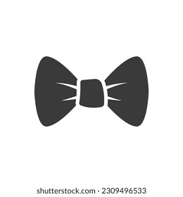 bow tie icon design of glyph style  vector template