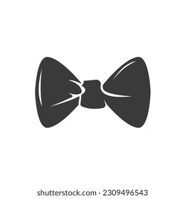 bow tie icon design of glyph style  vector template