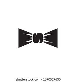 Bow tie icon design. Simple flat symbol. isolated on white background