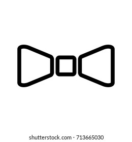 Bow tie icon , edge