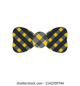 Bow tie icon. Flat illustration of bow tie vector icon for web isolated on white