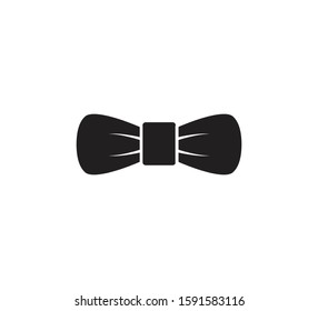 Bow tie icon flat style illustration