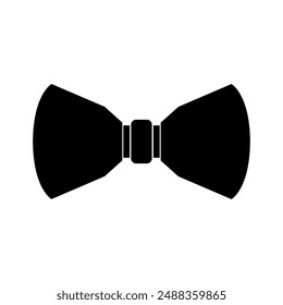 Icono de corbata de lazo ilustrado en el fondo