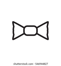 bow tie icon illustration isolated vector sign symbol