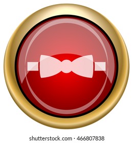 Bow tie icon. Internet button on white background. EPS10 vector.