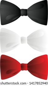 Bow tie icon isolated on white background