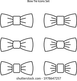 bow tie icon isolated on white background from wardrobe collection. bow tie icon thin line outline linear bow tie symbol for logo, web, app, UI. bow tie icon simple sign.