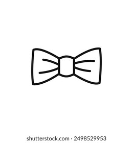 Bow Tie Icon isolated on white background