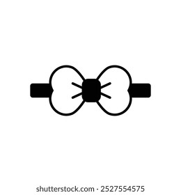 Bow Tie icon isolated on a white background. Vector illustration.