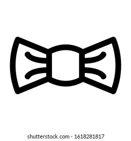 bow tie icon isolated sign symbol vector illustration - high quality black style vector icons
