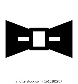 bow tie icon isolated sign symbol vector illustration - high quality black style vector icons
