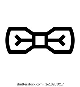 bow tie icon isolated sign symbol vector illustration - high quality black style vector icons
