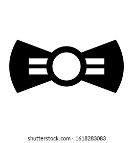 bow tie icon isolated sign symbol vector illustration - high quality black style vector icons
