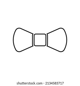 Bow tie icon in line style