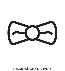 bow tie icon or logo isolated sign symbol vector illustration - high quality black style vector icons
