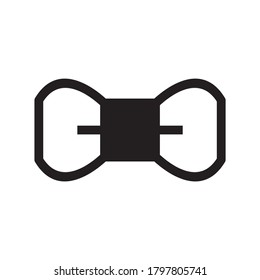 bow tie icon or logo isolated sign symbol vector illustration - high quality black style vector icons
