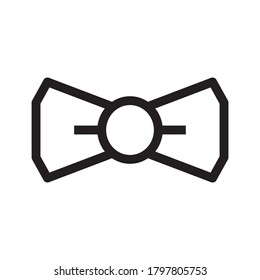 bow tie icon or logo isolated sign symbol vector illustration - high quality black style vector icons
