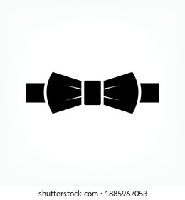 Bow Tie Icon. Man Accessory Symbol - Vector, Sign for Design, Presentation, Website or Apps Elements.