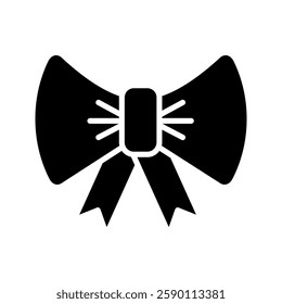 Bow tie icon on white background